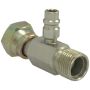 Four Seasons 17233 Female O-Ring to Male Insert O-Ring with R134a Service Port, Steel, Adapter