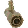 Four Seasons 17234 Female O-Ring to Male Insert O-Ring with R134a Service Port, Steel, Adapter