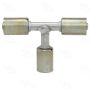 Four Seasons 17308 T-Splicer, Aluminum, Standard Diameter Beadlock, A/C Fitting
