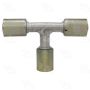 Four Seasons 17310 T-Splicer, Aluminum, Standard Diameter Beadlock, A/C Fitting