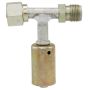 Four Seasons 17666 T-Splicer, Aluminum, Female O-Ring to Male Insert O-ring to Std. Dia. Beadlock
