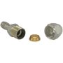 Four Seasons 17756 Straight Compression, Steel, Standard Diameter Barb and Clamp, A/C Fitting