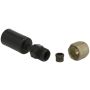 Four Seasons 17866 Straight Metric Compression, Steel, Standard Diameter Beadlock, A/C Fitting