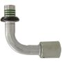 Four Seasons 17912 90 Degree Male Springlock, Aluminum, Standard Diameter Beadlock, A/C Fitting