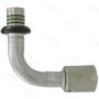 Four Seasons 17912 90 Degree Male Springlock, Aluminum, Standard Diameter Beadlock, A/C Fitting