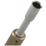Four Seasons 17916 Straight Female Springlock, Aluminum, Standard Diameter Beadlock, A/C Fitting