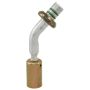 Four Seasons 17986 45 Degree Male Springlock, Aluminum, Standard Diameter Beadlock, A/C Fitting