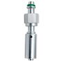 Four Seasons 18046 Straight Female O-Ring Long Pilot, Steel, Reduced Diameter Beadlock A/C Fitting