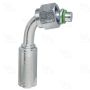 Four Seasons 18086 90 Degree Female O-Ring Long Pilot, Steel, Reduced Diameter Beadlock A/C Fitting