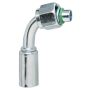 Four Seasons 18098 90 Degree Female O-Ring Long Pilot, Steel, Reduced Diameter Beadlock A/C Fitting