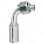 Four Seasons 18098 90 Degree Female O-Ring Long Pilot, Steel, Reduced Diameter Beadlock A/C Fitting
