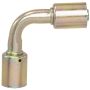 Four Seasons 18330 90 Degree In-line Splicer, Steel, Standard Diameter Beadlock A/C Fitting