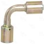 Four Seasons 18330 90 Degree In-line Splicer, Steel, Standard Diameter Beadlock A/C Fitting