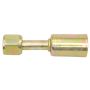 Four Seasons 18406 Straight Female Flare, Steel, Standard Diameter Beadlock, A/C Fitting
