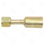 Four Seasons 18406 Straight Female Flare, Steel, Standard Diameter Beadlock, A/C Fitting