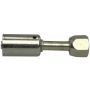 Four Seasons 18406 Straight Female Flare, Steel, Standard Diameter Beadlock, A/C Fitting