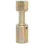Four Seasons 18408 Straight Female Flare, Steel, Standard Diameter Beadlock, A/C Fitting