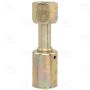 Four Seasons 18408 Straight Female Flare, Steel, Standard Diameter Beadlock, A/C Fitting