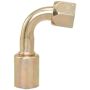Four Seasons 18610 90 Degree Female Flare, Steel, Standard Diameter Beadlock, A/C Fitting