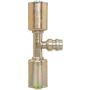 Four Seasons 18948 In-line Splicer with R134a Service Port, Steel, Standard Diameter Beadlock