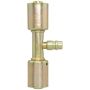 Four Seasons 18950 In-line Splicer with R134a Service Port, Steel, Standard Diameter Beadlock