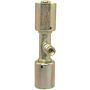 Four Seasons 18950 In-line Splicer with R134a Service Port, Steel, Standard Diameter Beadlock