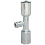 Four Seasons 18960 In-line Splicer with R134a Service Port, Steel, Standard Diameter Beadlock