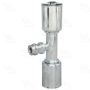 Four Seasons 18960 In-line Splicer with R134a Service Port, Steel, Standard Diameter Beadlock