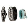 Four Seasons 47633 New GM Frigidaire/Harrison R4 Radial Clutch Assembly w/ Coil