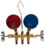 Four Seasons 59198 R134a Brass Fahrenheit Manifold Gauge Set w/ Coupler