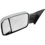 LT MIRROR OUTSIDE REAR VIEW W/TOWING PKG; W/BSD; W/O MEMORY; CHROME TRIM RAM 1500 19-C