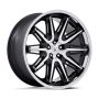ASANTI BLACK AB047 IMPERATOR Wheel 20X10.5 5X4.5 72.56 40.0