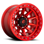 Aluminum Wheels 17X9 Covert Beadlock D113 5 On 127 Candy Red 71.5 Bore -38 Offset Multi Spoke Fuel Off Road Wheels