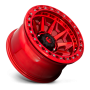 Aluminum Wheels 17X9 Covert Beadlock D113 5 On 127 Candy Red 71.5 Bore -38 Offset Multi Spoke Fuel Off Road Wheels