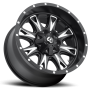 Aluminum Wheels 20X10 Throttle D513 6 On 135 Black Milled 106.4 Bore -12 Offset Fuel Off Road Wheels