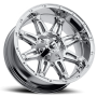 Aluminum Wheels 20X10 Hostage D530 8 On 170 Chrome 125.2 Bore -18 Offset Fuel Off Road Wheels