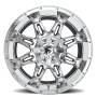 Aluminum Wheels 20X10 Hostage D530 5 On 114.3/5 On 127 Chrome 78.1 Bore -18 Offset Fuel Off Road Wheels