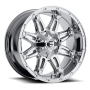 Aluminum Wheels 20X10 Hostage D530 8 On 165.1 Chrome 125.2 Bore -18 Offset Fuel Off Road Wheels