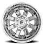Dually Wheels 17X6.5 Maverick Dually D536 8 On 210 Chrome 154.3 Bore -178 Offset 7 Spoke Outer Dually Fuel Off Road Wheels
