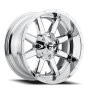 Aluminum Wheels 20X10 Maverick D536 5 On 139.7/5 On 150 Chrome 110.3 Bore -18 Offset Fuel Off Road Wheels