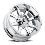 Aluminum Wheels 20X10 Maverick D536 8 On 165.1 Chrome 125.2 Bore -18 Offset Fuel Off Road Wheels
