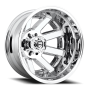 Dually Wheels 20X8.25 Maverick Dually D536 8 On 165.1 Chrome 121.5 Bore -214 Offset 7 Spoke Outer Dually Fuel Off Road Wheels