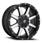 Aluminum Wheels 20X10 Maverick D537 8 On 165.1 Black Machined 125.2 Bore -18 Offset Fuel Off Road Wheels