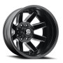 Dually Wheels 22X8.3 Maverick Dually D538 8 On 165.1 Black Milled 121.5 Bore -265 Offset 7 Spoke Outer Dually Fuel Off Road Wheels