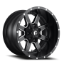 Aluminum Wheels 24X12 Maverick D538 8 On 170 Black Milled 125.1 Bore -44 Offset Fuel Off Road Wheels