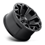 Aluminum Wheels 20X10 Assault D546 5 On 114.3/5 On 127 Matte Black/Milled 78.1 Bore -18 Offset 8 Spoke 49 Lbs Fuel Off Road Wheels
