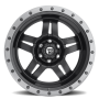 Aluminum Wheels 18X9 Anza D557 6 On 139.7 Matte Black 106.1 Bore 19 Offset 5 Spoke Fuel Off Road Wheels