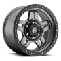 Aluminum Wheels 18X9 Anza D558 6 On 139.7 Matte Gunmetal Gray 106.1 Bore 19 Offset 5 Spoke Fuel Off Road Wheels