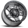 Aluminum Wheels 18X9 Anza D558 6 On 139.7 Matte Gunmetal Gray 106.1 Bore 19 Offset 5 Spoke Fuel Off Road Wheels