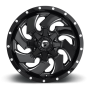 Aluminum Wheels 18X9 Cleaver D574 5 On 114.3/5 On 127 Gloss Black/Milled 78.1 Bore 1 Offset 8 Spoke Fuel Off Road Wheels